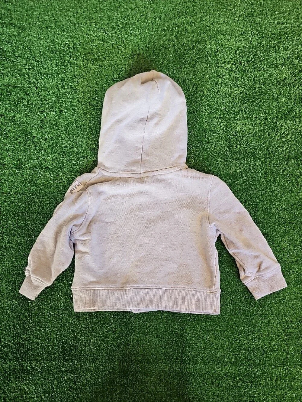 Calvin Klein Gray Baby Hoodie Jacket with CK Patch
